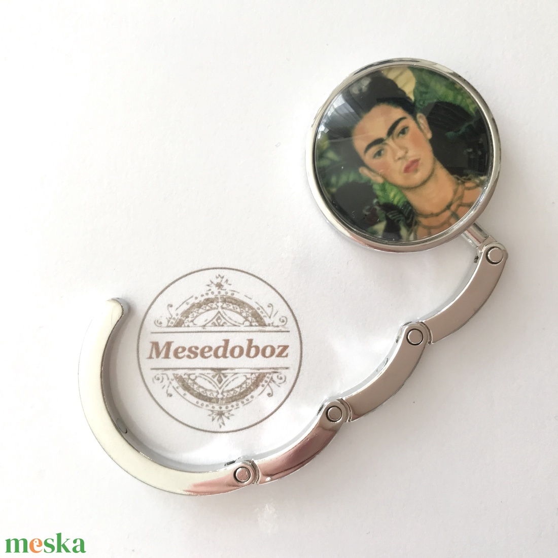 Frida Kahlo mintás táskaakasztó - táska & tok - kulcstartó & táskadísz - táskaakasztó - Meska.hu