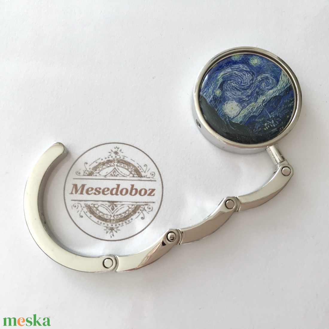 Van Gogh festménye mintás táskaakasztó - táska & tok - kulcstartó & táskadísz - táskaakasztó - Meska.hu
