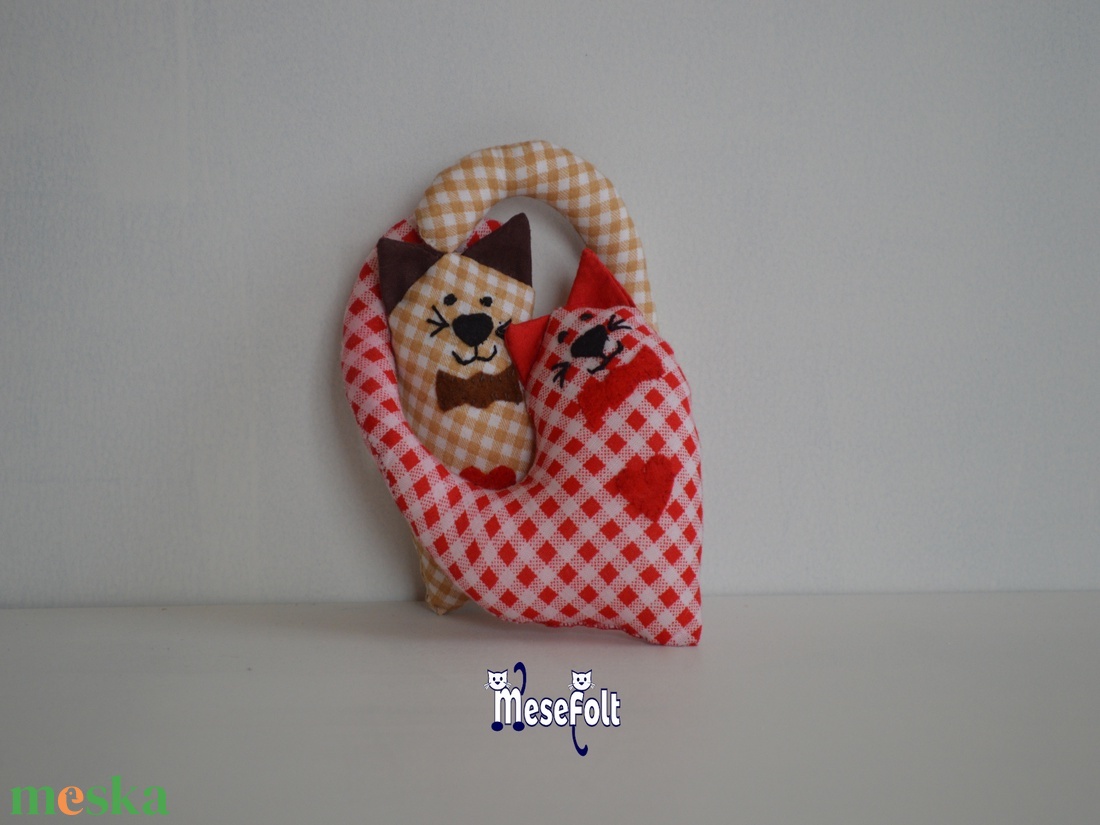 Valentin napi cicusok - otthon & életmód - dekoráció - dísztárgy - Meska.hu