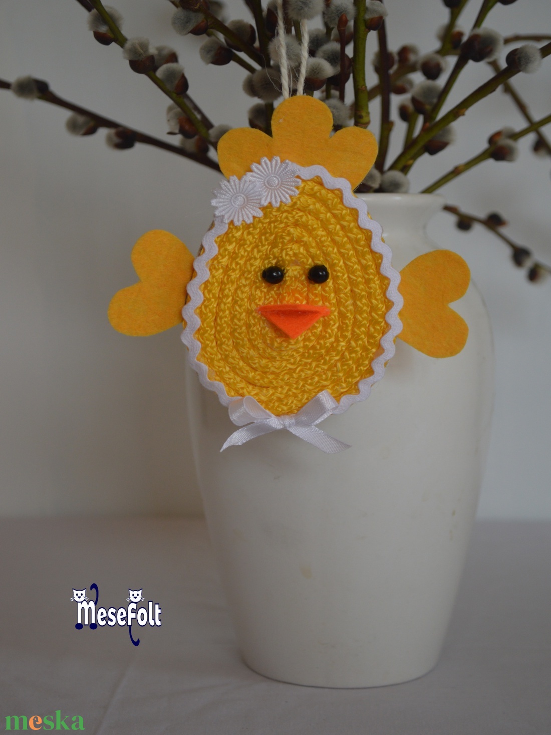 Húsvéti Csibe - Tojásfadísz - ünnepi díszek, dekorációk - húsvéti díszek és dekorációk - húsvéti tojásfadíszek - Meska.hu