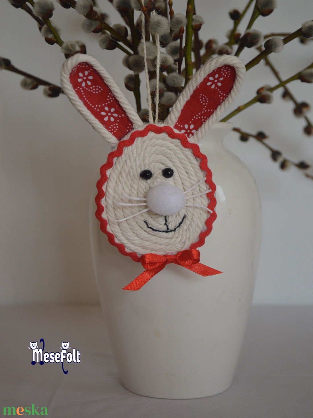 Húsvéti nyuszi - Tojásfadísz - ünnepi díszek, dekorációk - húsvéti díszek és dekorációk - húsvéti tojásfadíszek - Meska.hu