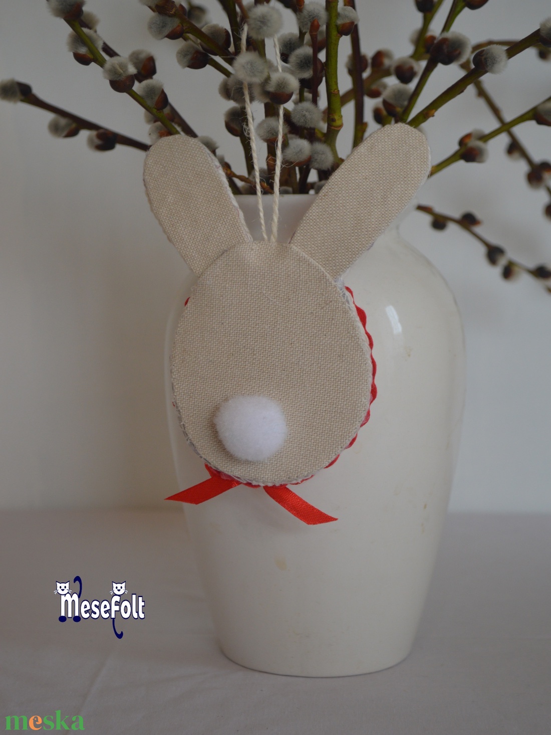 Húsvéti nyuszi - Tojásfadísz - ünnepi díszek, dekorációk - húsvéti díszek és dekorációk - húsvéti tojásfadíszek - Meska.hu