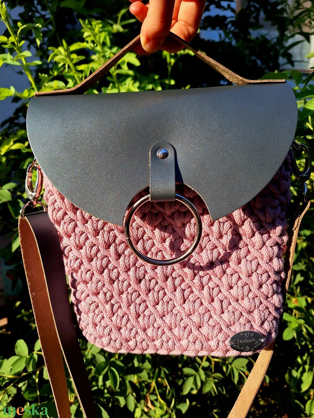 Madaras mintás crossbody táska - táska & tok - kézitáska & válltáska - vállon átvethető táska - Meska.hu