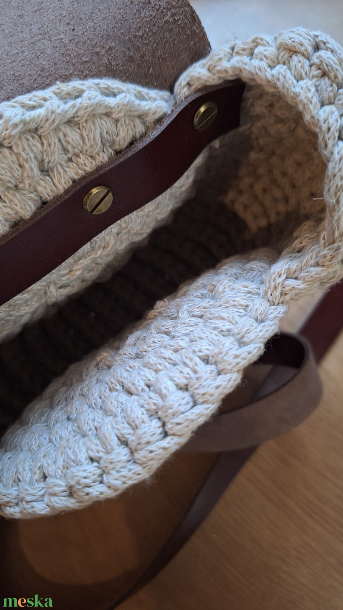 Horgolt oreo crossbody táska - táska & tok - kézitáska & válltáska - vállon átvethető táska - Meska.hu