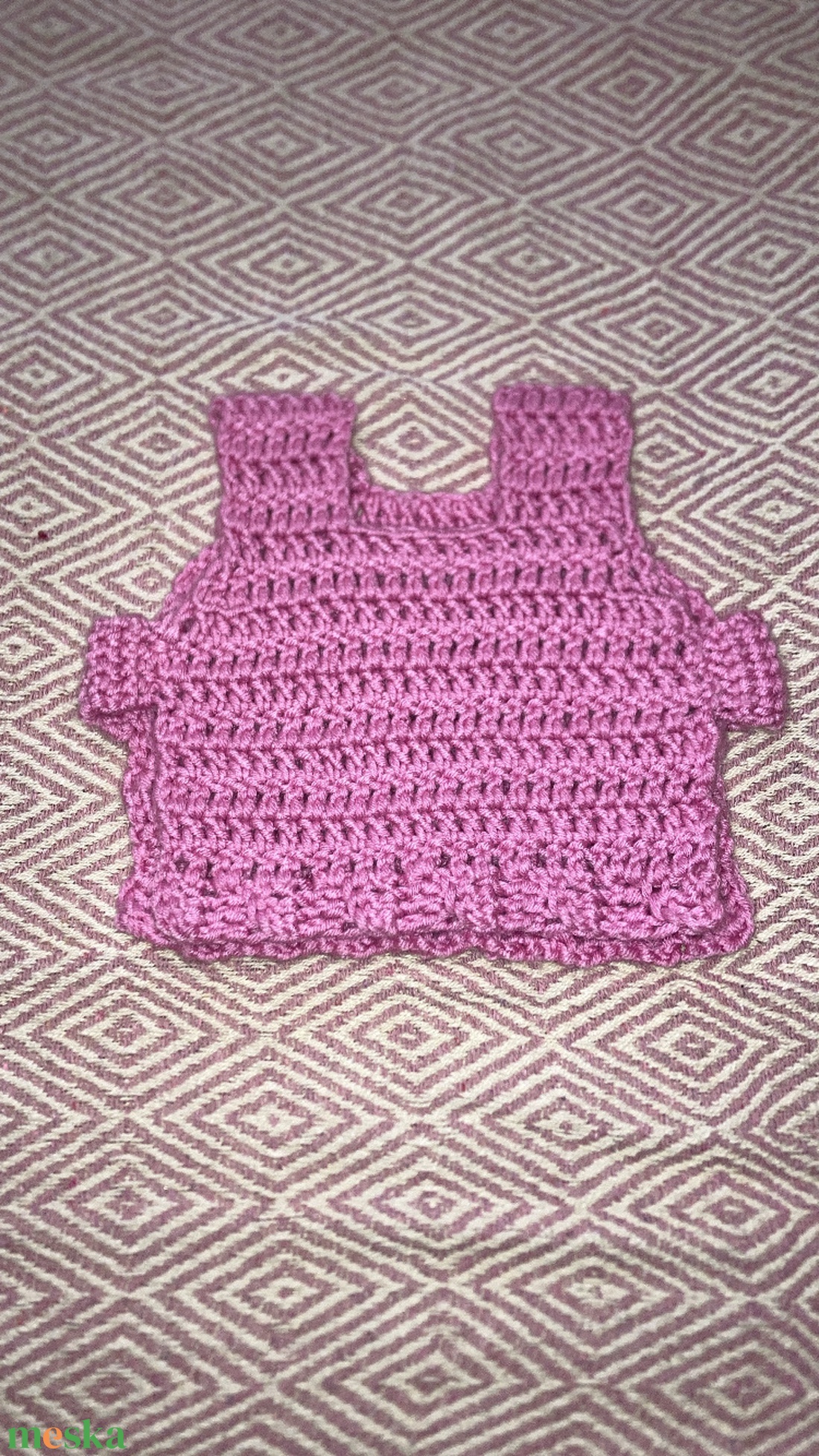 Horgolt mellény - ruha & divat - gyerekruha - gyerek mellény - Meska.hu