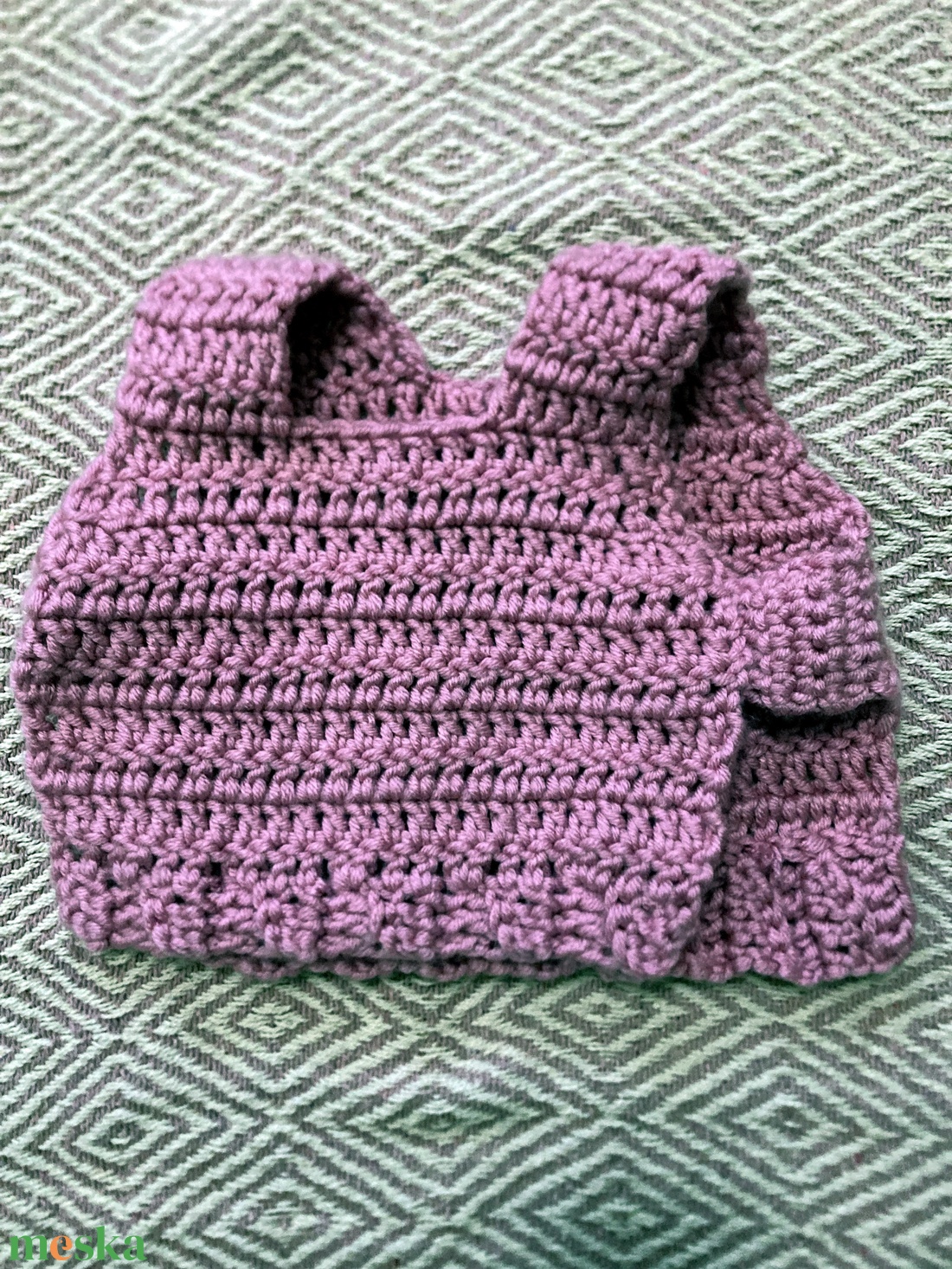 Horgolt mellény - ruha & divat - gyerekruha - gyerek mellény - Meska.hu