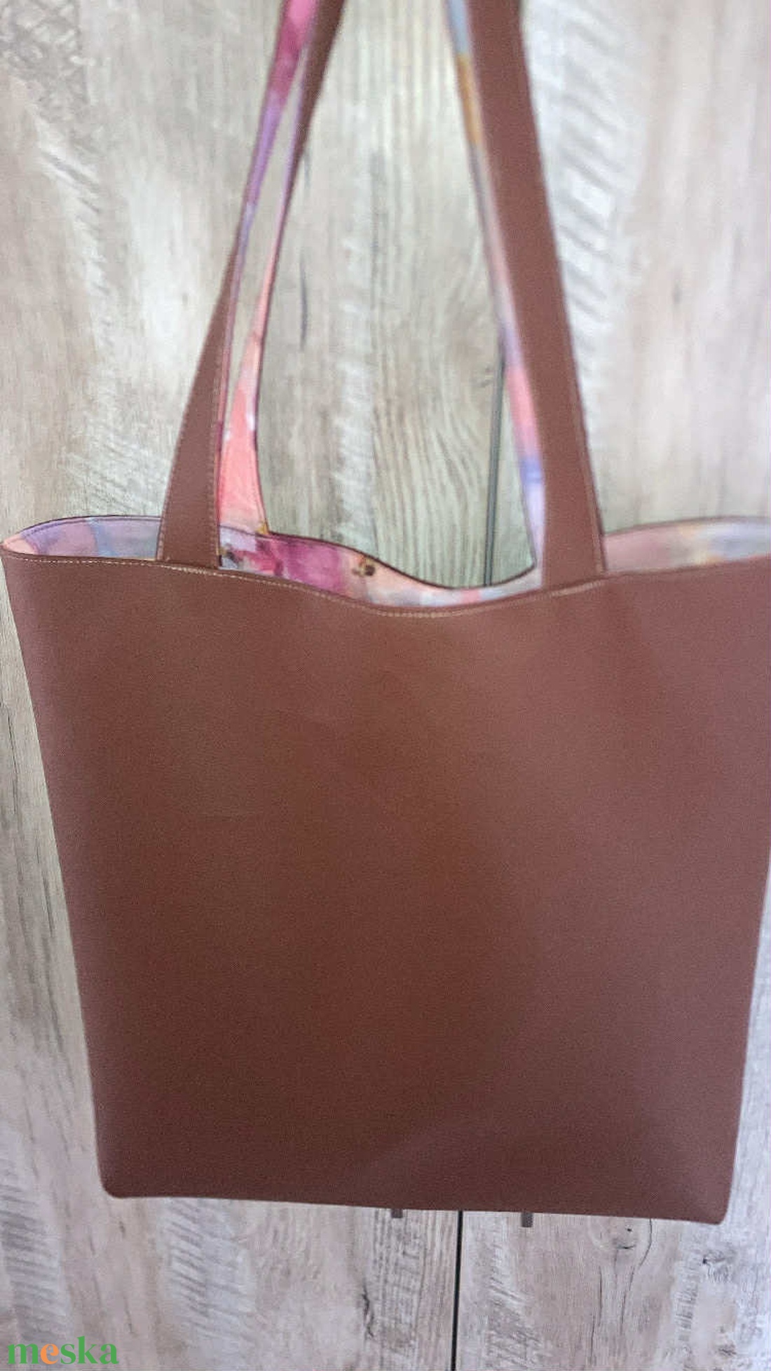 Műbőr táska  - táska & tok - bevásárlás & shopper táska - shopper, textiltáska, szatyor - Meska.hu
