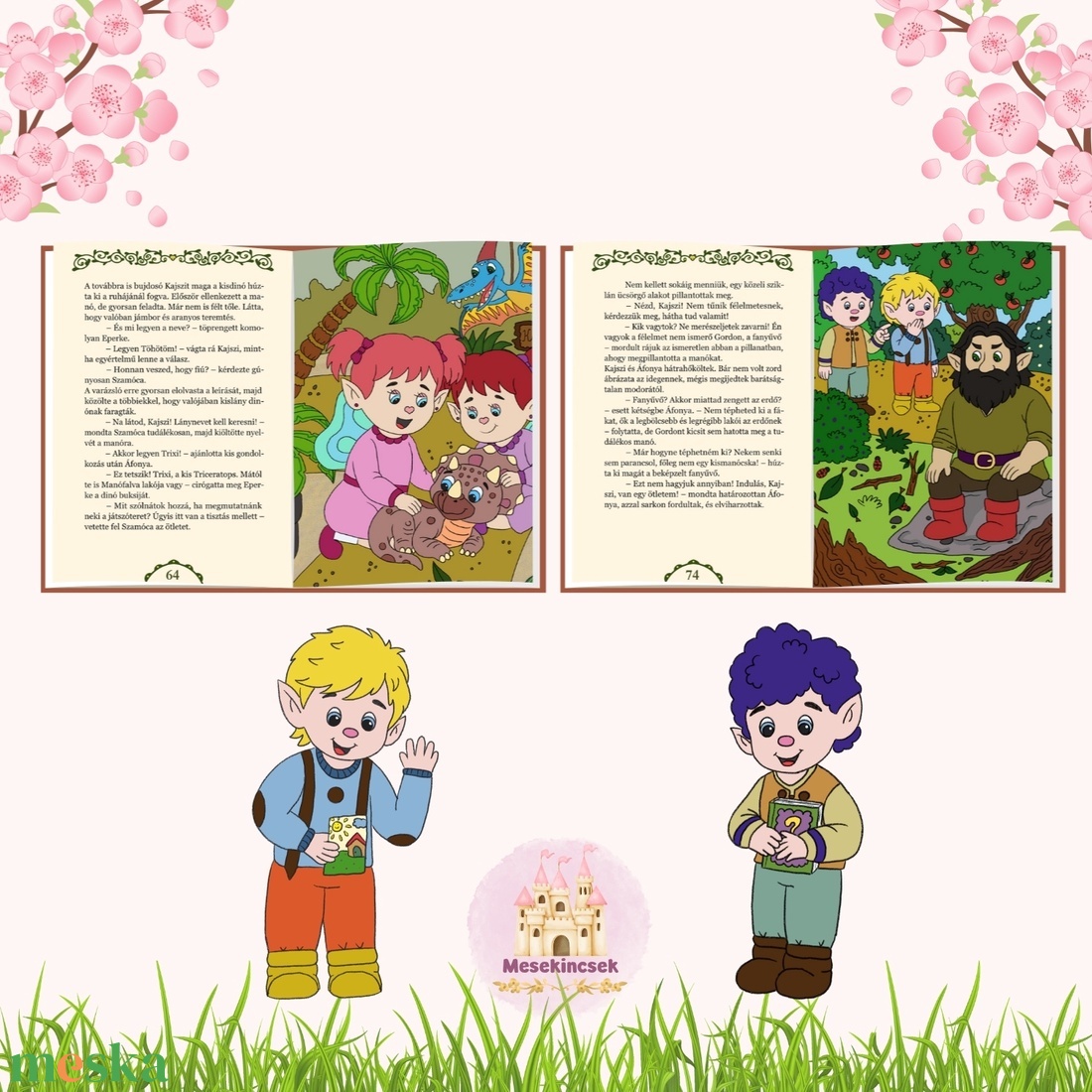 Manócskáék kalandjai mesekönyv - könyv & zene - könyv - Meska.hu