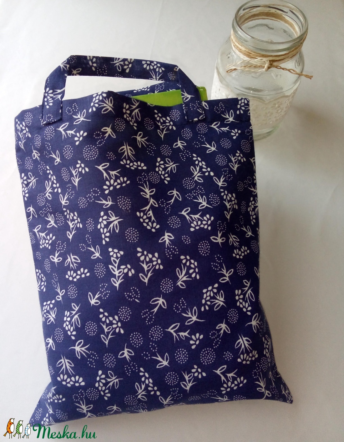 Textil szatyor, ajándék csomagoló - táska & tok - Meska.hu