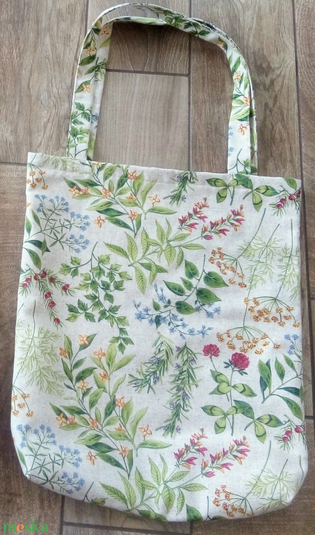 Bélelt textil válltáska, szatyor - mező - táska & tok - kézitáska & válltáska - válltáska - Meska.hu