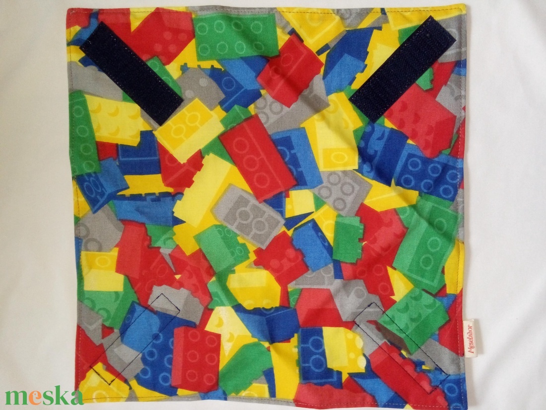 Szendvics csomagoló újraszalvéta - LEGO - táska & tok - uzsonna- & ebéd tartó - szendvics csomagoló - Meska.hu