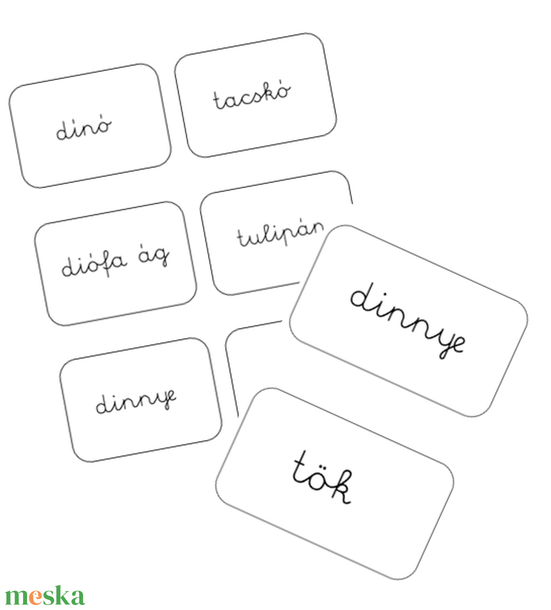 Zöngés-zöngétlen hang-/betűpárok - játék & sport - készségfejlesztő és logikai játék - oktató játékok - Meska.hu