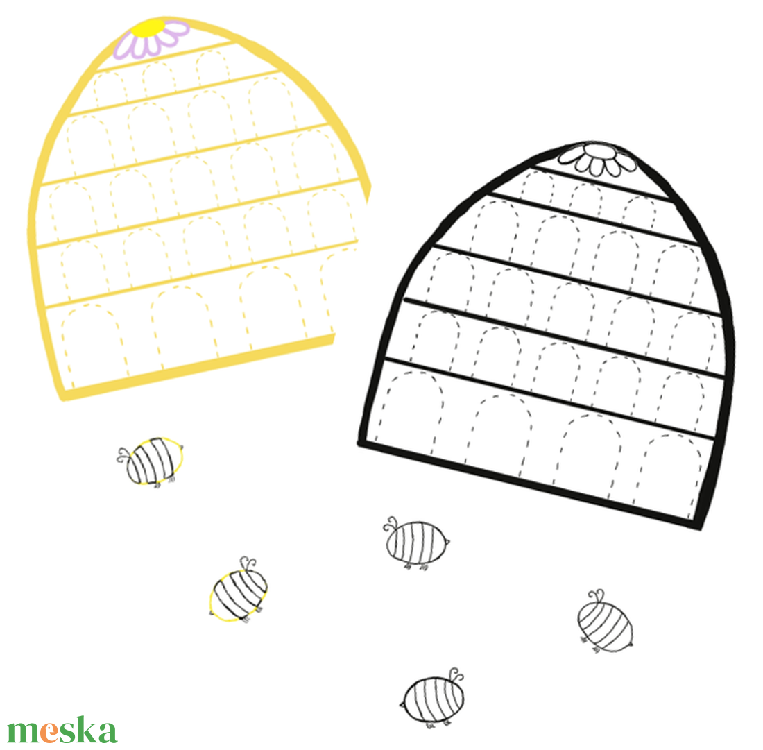 Íráselem színező - kapuvonal - játék & sport - készségfejlesztő és logikai játék - oktató játékok - Meska.hu