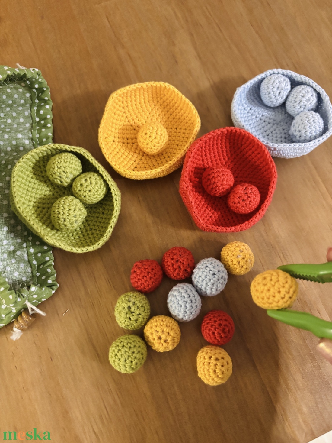 Számláljunk gombócokkal! - játék & sport - készségfejlesztő és logikai játék - oktató játékok - Meska.hu