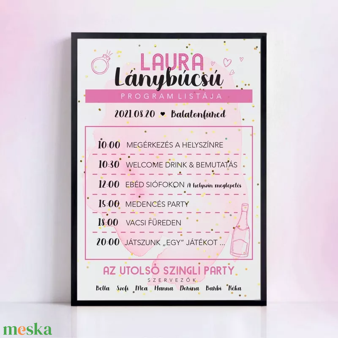 Lánybúcsú program kép - otthon & életmód - dekoráció - kép & falikép - poszter - Meska.hu Lánybúcsú program kép - otthon & életmód - dekoráció - kép & falikép - poszter - Meska.hu