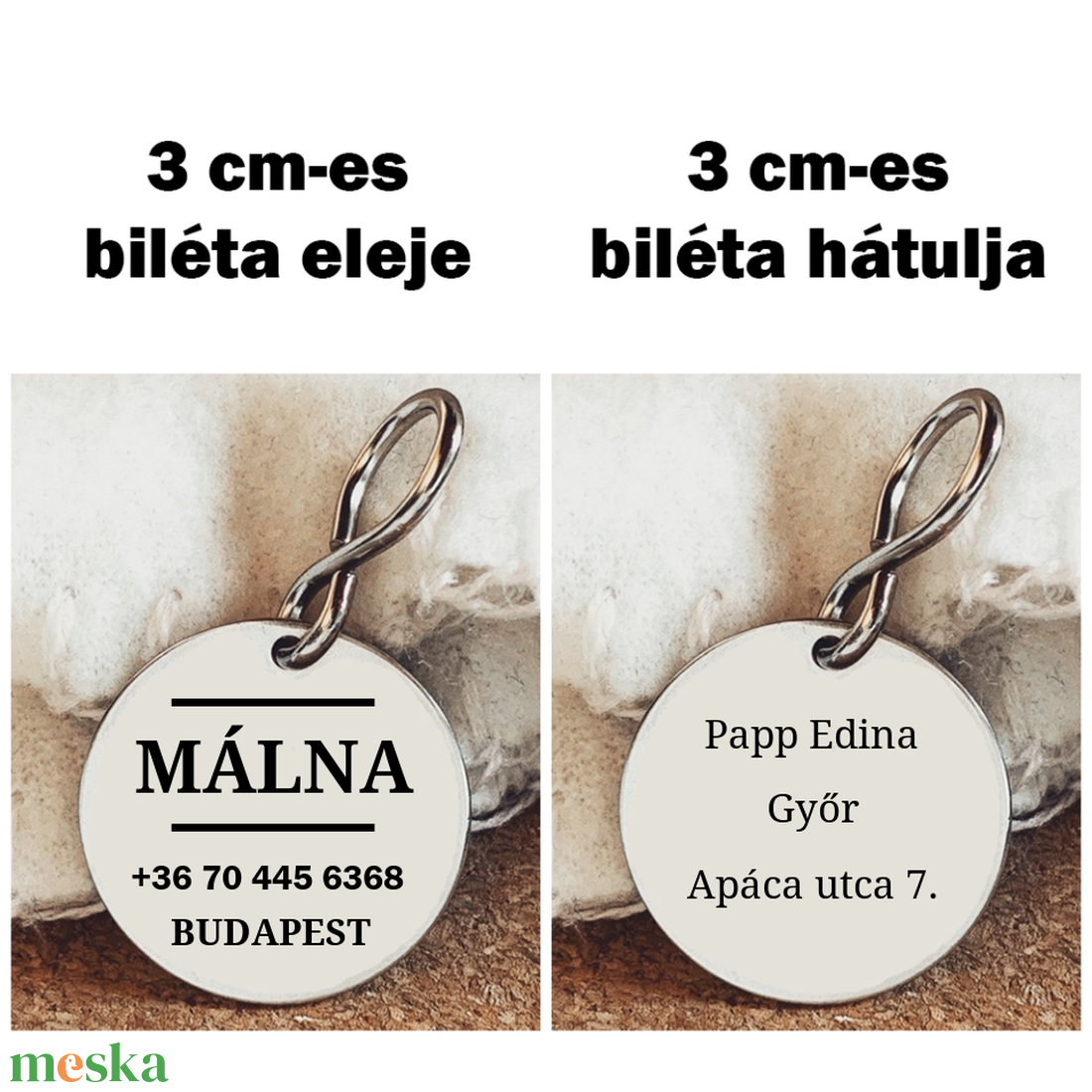 Kutyabiléta gravírozott, egyedi kutyabiléta gravírozás - otthon & életmód - kisállatoknak - kutyáknak - kutya biléta - Meska.hu Kutyabiléta gravírozott, egyedi kutyabiléta gravírozás - otthon & életmód - kisállatoknak - kutyáknak - kutya biléta - Meska.hu