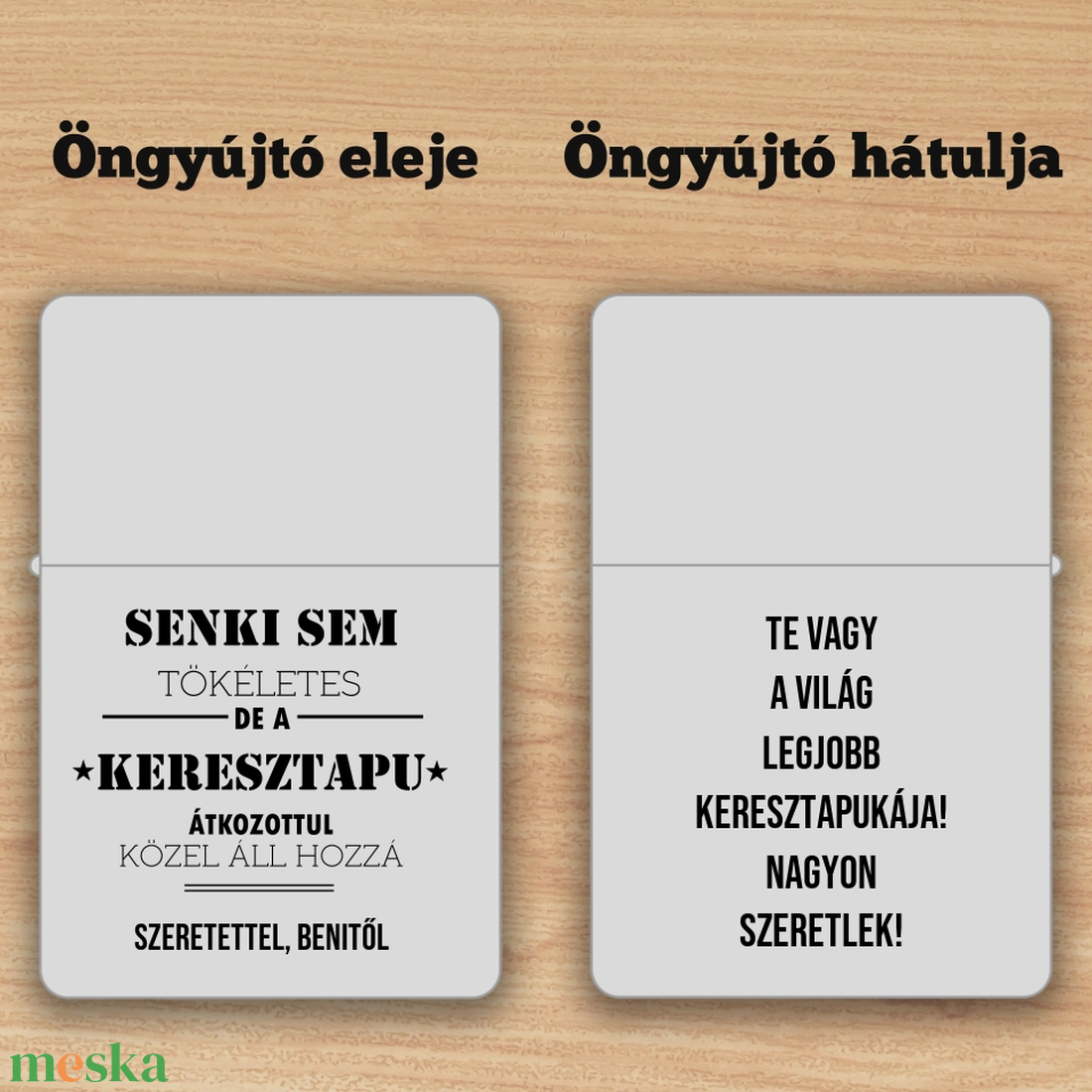 Keresztapa ajándék Zippo öngyújtó - otthon & életmód - dekoráció - asztal és polc dekoráció - hamutál, öngyújtó, pipa - Meska.hu Keresztapa ajándék Zippo öngyújtó - otthon & életmód - dekoráció - asztal és polc dekoráció - hamutál, öngyújtó, pipa - Meska.hu