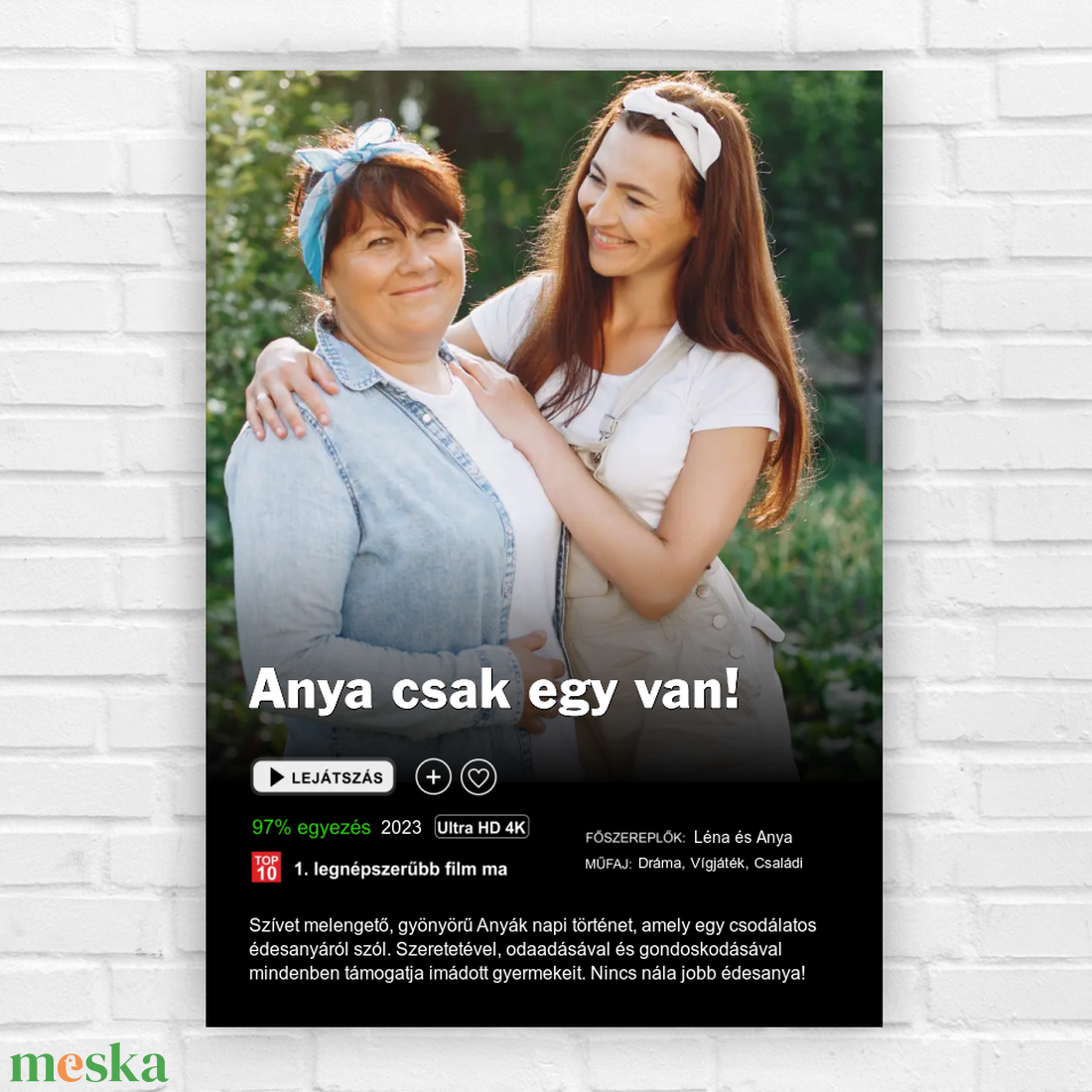 Filmes ajándék kép anyának - otthon & életmód - dekoráció - kép & falikép - poszter - Meska.hu Filmes ajándék kép anyának - otthon & életmód - dekoráció - kép & falikép - poszter - Meska.hu