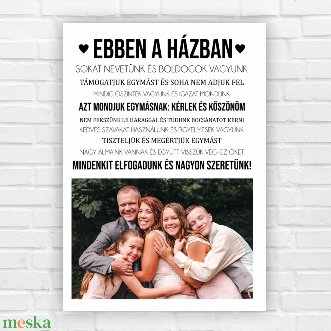 Ebben a házban saját fényképes, családi kép - otthon & életmód - dekoráció - kép & falikép - poszter - Meska.hu Ebben a házban saját fényképes, családi kép - otthon & életmód - dekoráció - kép & falikép - poszter - Meska.hu