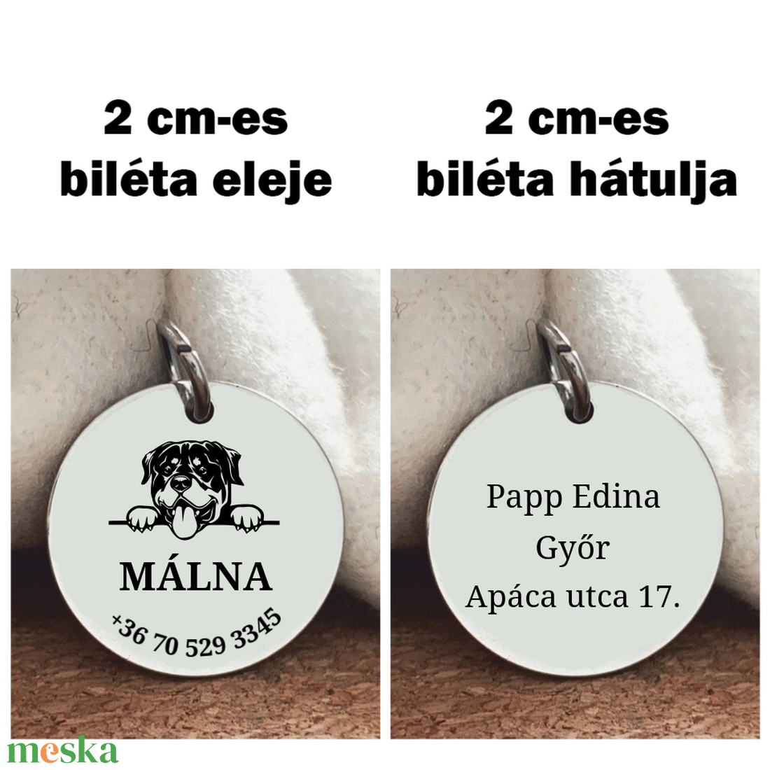 Kis kedvenc medál Rottweiler kutyának - otthon & életmód - kisállatoknak - kutyáknak - kutya biléta - Meska.hu Kis kedvenc medál Rottweiler kutyának - otthon & életmód - kisállatoknak - kutyáknak - kutya biléta - Meska.hu