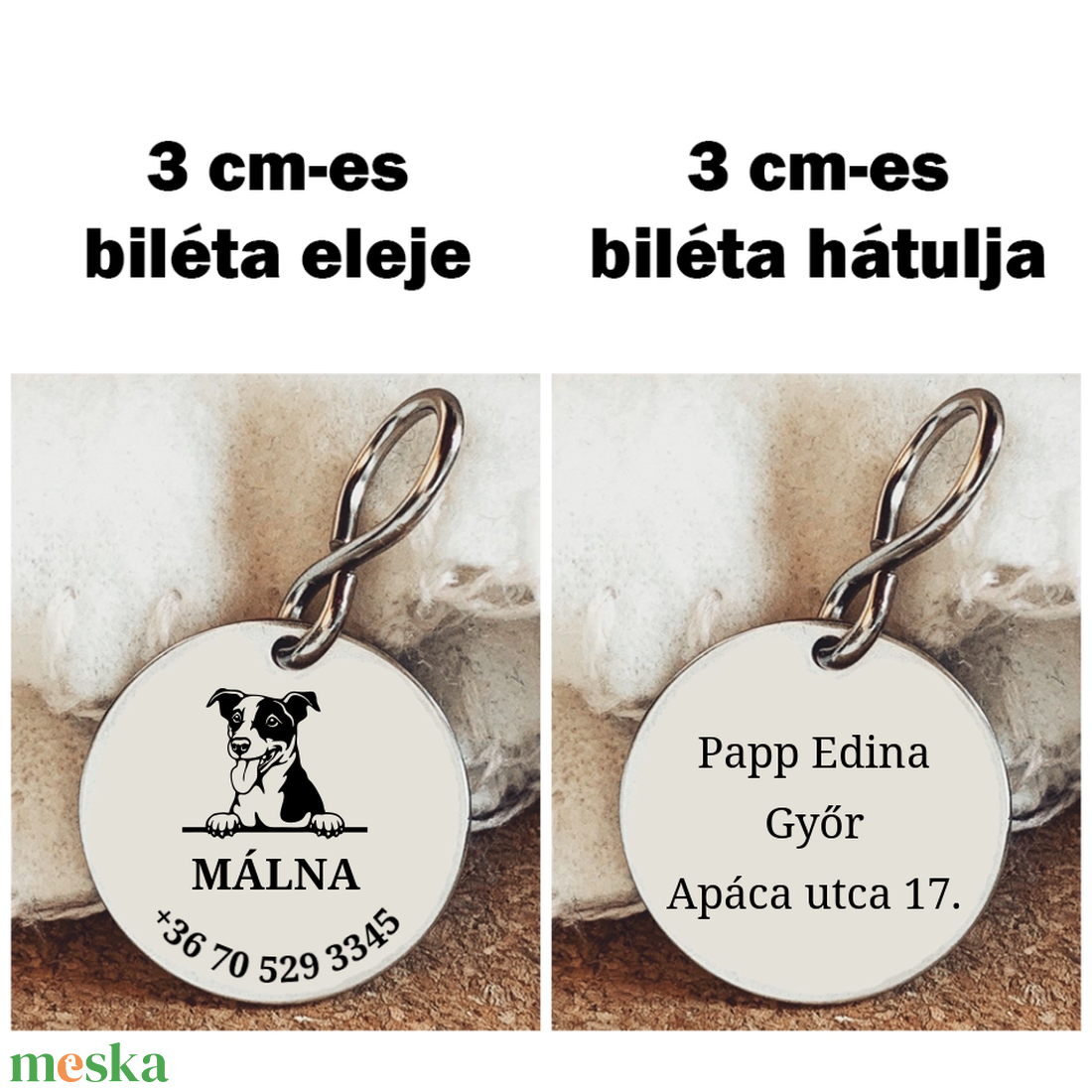 Jack Russel-gravírozott kutyabiléta - otthon & életmód - kisállatoknak - kutyáknak - kutya biléta - Meska.hu Jack Russel-gravírozott kutyabiléta - otthon & életmód - kisállatoknak - kutyáknak - kutya biléta - Meska.hu