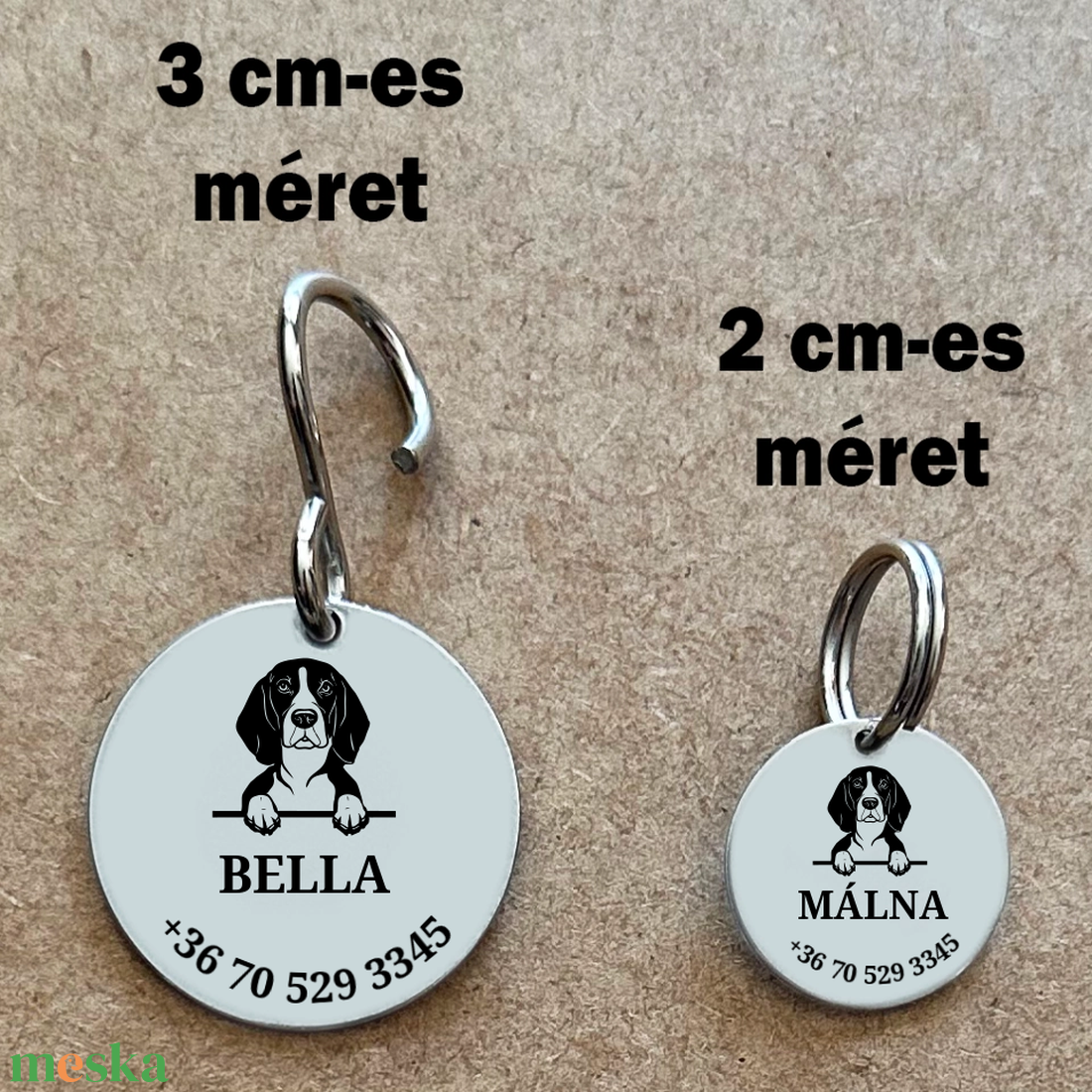 Gravírozott biléta beagle kutyának - otthon & életmód - kisállatoknak - kutyáknak - kutya biléta - Meska.hu Gravírozott biléta beagle kutyának - otthon & életmód - kisállatoknak - kutyáknak - kutya biléta - Meska.hu