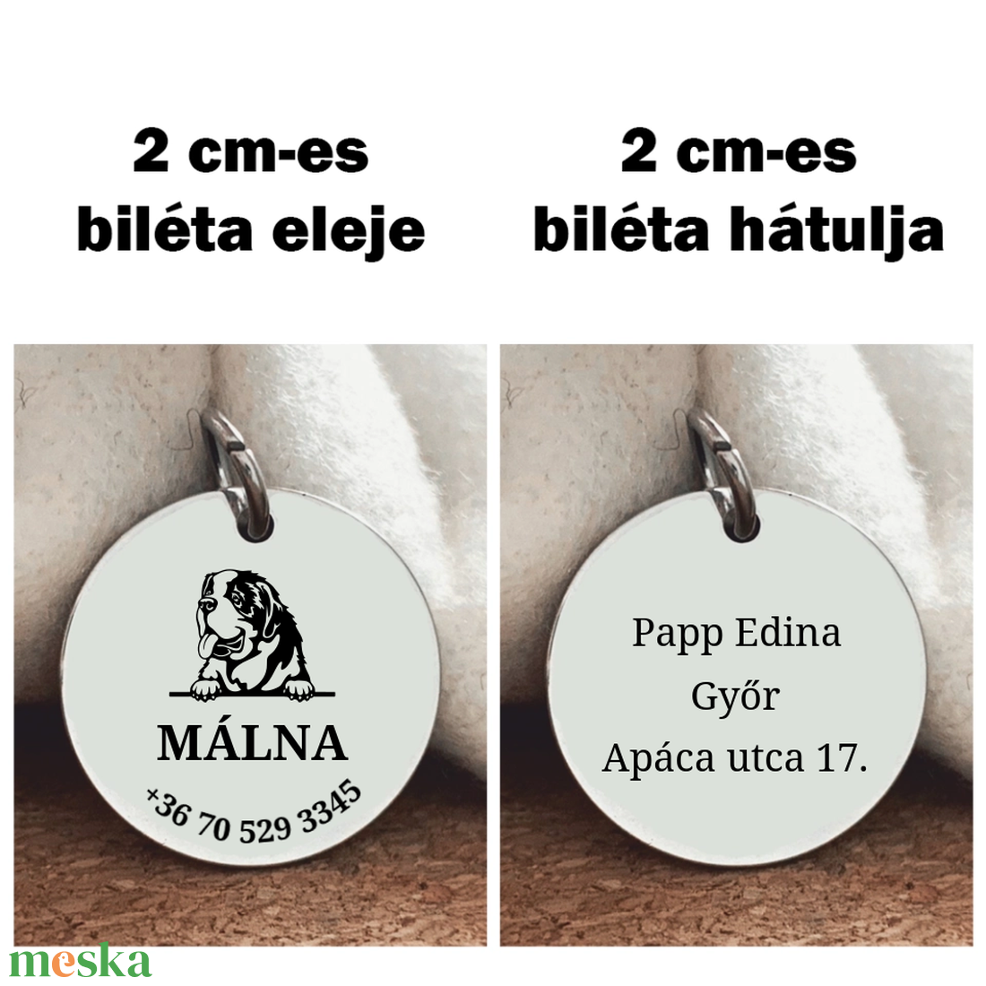 Egyedi biléta Bernáthegyi kutyának - otthon & életmód - kisállatoknak - kutyáknak - kutya biléta - Meska.hu Egyedi biléta Bernáthegyi kutyának - otthon & életmód - kisállatoknak - kutyáknak - kutya biléta - Meska.hu