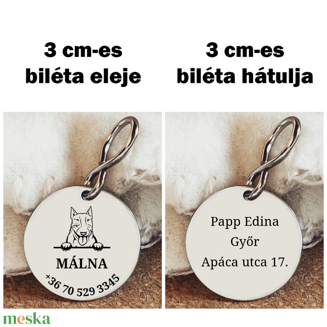 Bull terrier kutyabiléta - otthon & életmód - kisállatoknak - kutyáknak - kutya biléta - Meska.hu Bull terrier kutyabiléta - otthon & életmód - kisállatoknak - kutyáknak - kutya biléta - Meska.hu