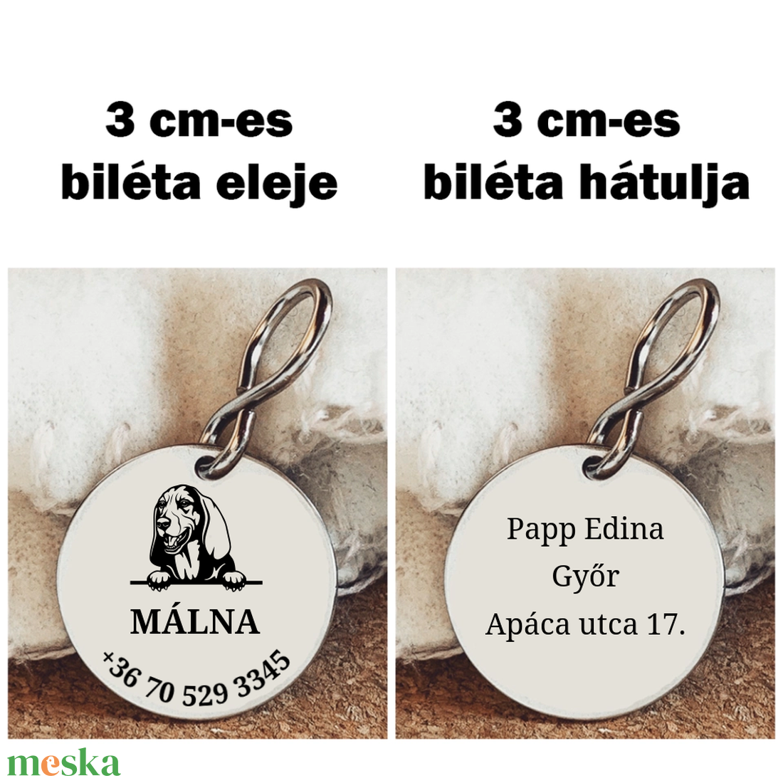 Basset hound kutyabiléta - otthon & életmód - kisállatoknak - kutyáknak - kutya biléta - Meska.hu Basset hound kutyabiléta - otthon & életmód - kisállatoknak - kutyáknak - kutya biléta - Meska.hu