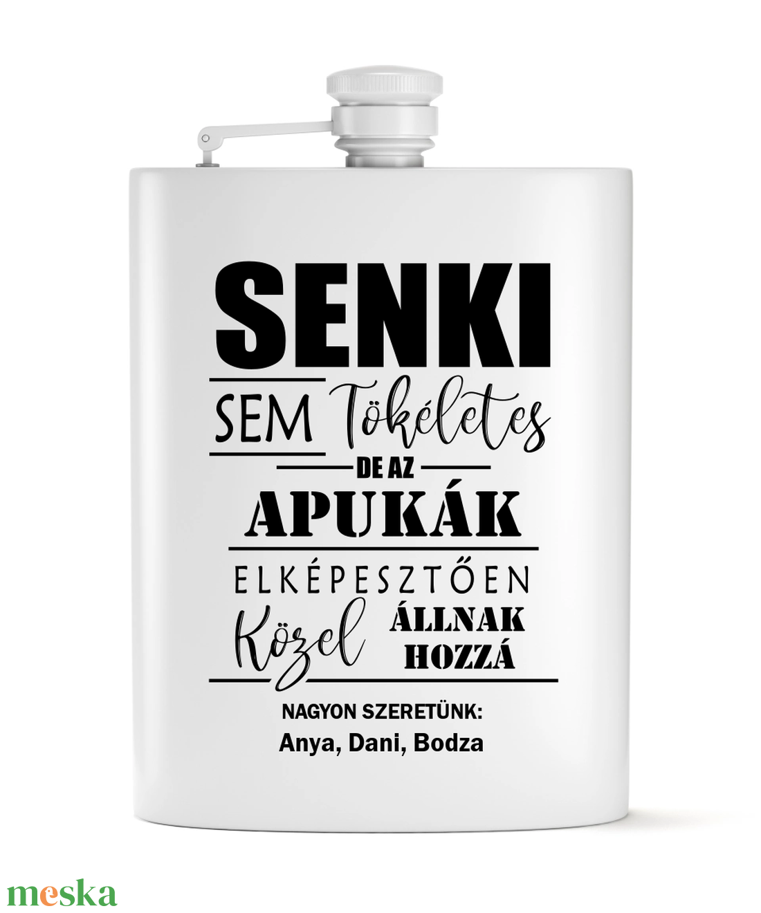 Apukás flaska a világ legjobb apujának - otthon & életmód - konyhafelszerelés, tálalás - flaska, csatos üveg - Meska.hu