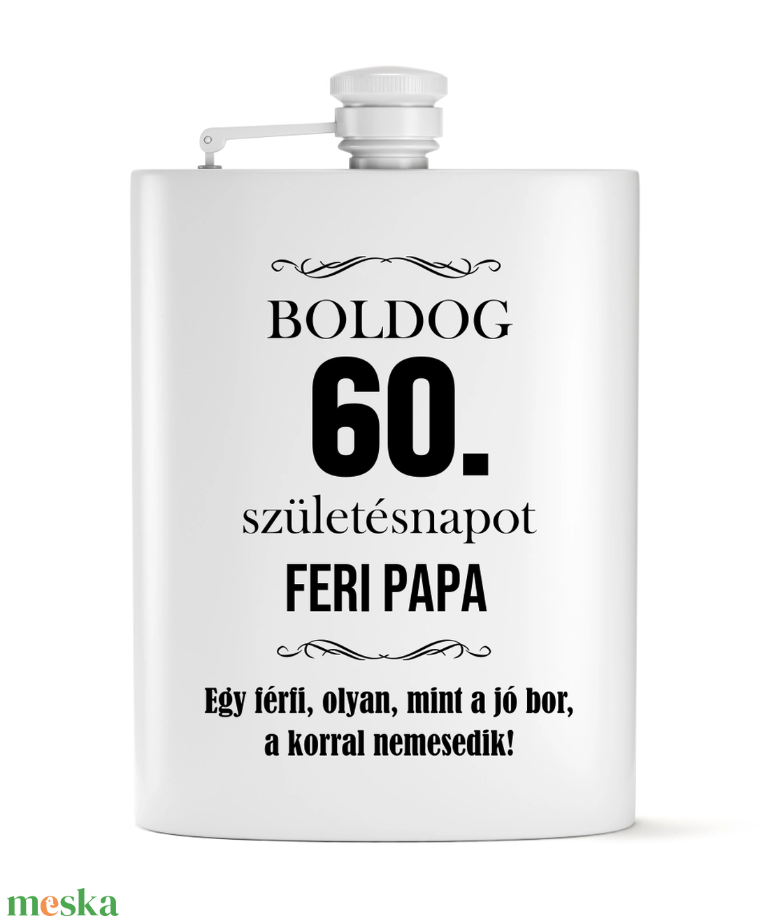 60. szülinapi ajándék gravírozott flaska szett - otthon & életmód - konyhafelszerelés, tálalás - flaska, csatos üveg - Meska.hu 60. szülinapi ajándék gravírozott flaska szett - otthon & életmód - konyhafelszerelés, tálalás - flaska, csatos üveg - Meska.hu