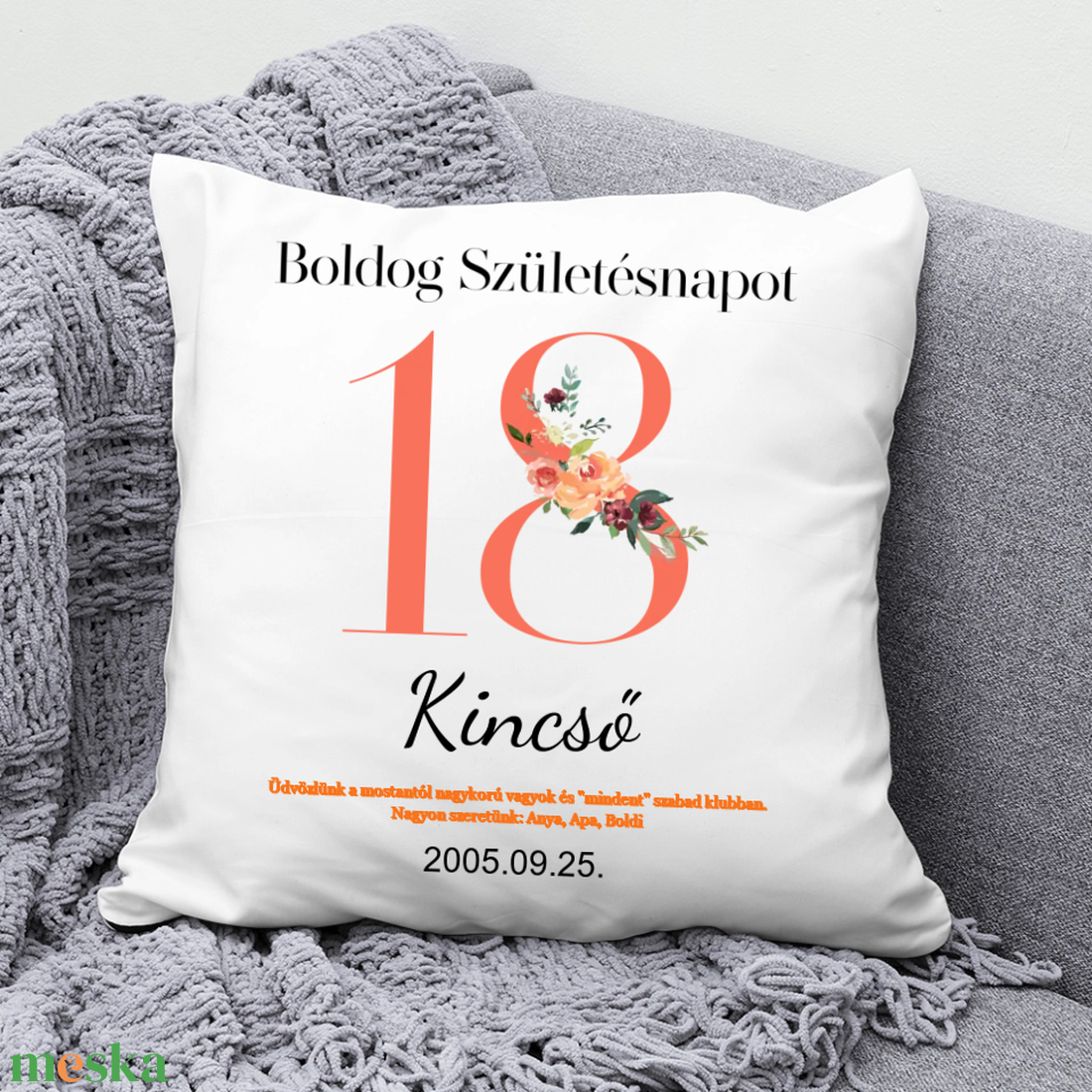 Szülinapi párna ajándék 18. születésnapra - otthon & életmód - lakástextil - párna & párnahuzat - Meska.hu Szülinapi párna ajándék 18. születésnapra - otthon & életmód - lakástextil - párna & párnahuzat - Meska.hu