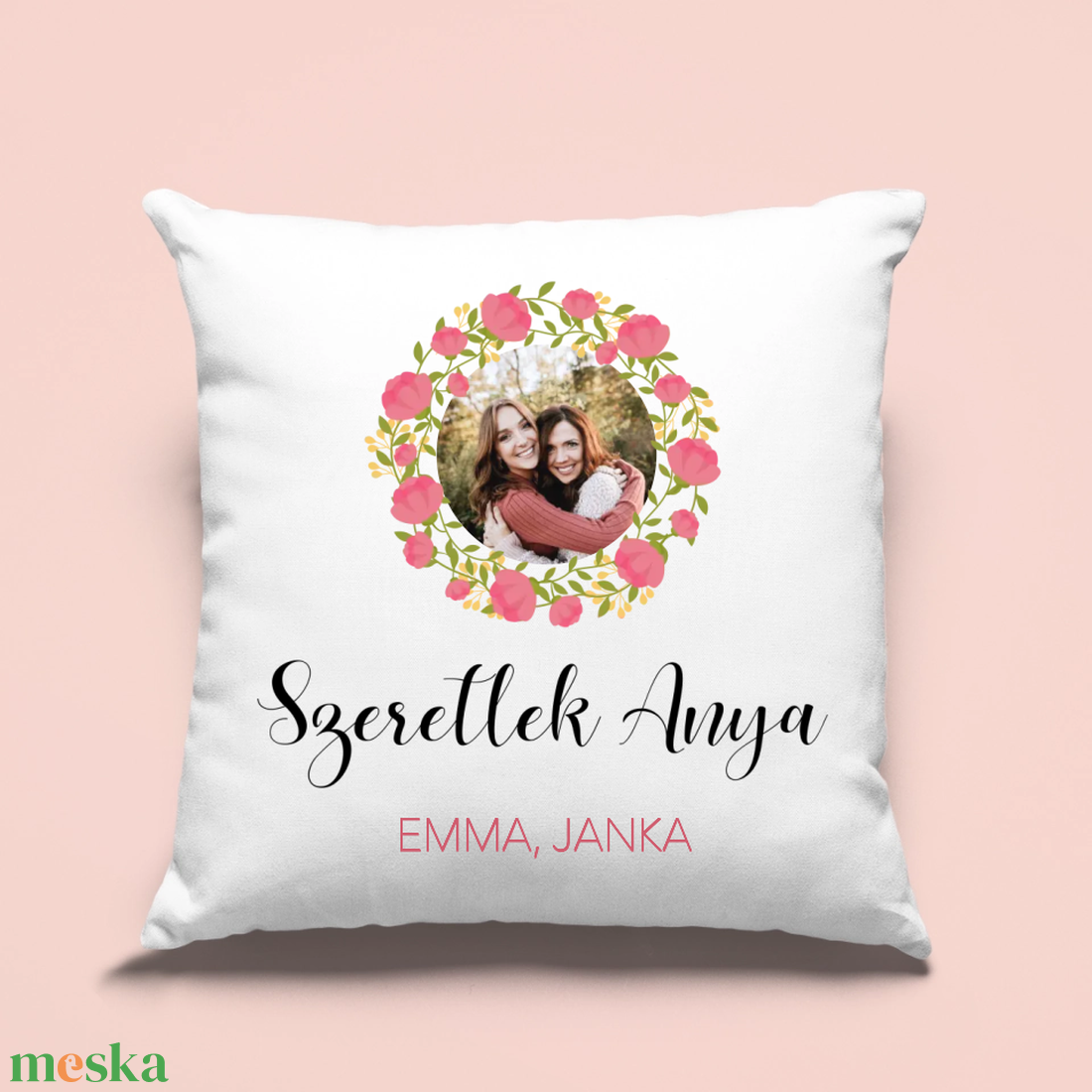Fényképes párna édesanyáknak - otthon & életmód - lakástextil - párna & párnahuzat - Meska.hu