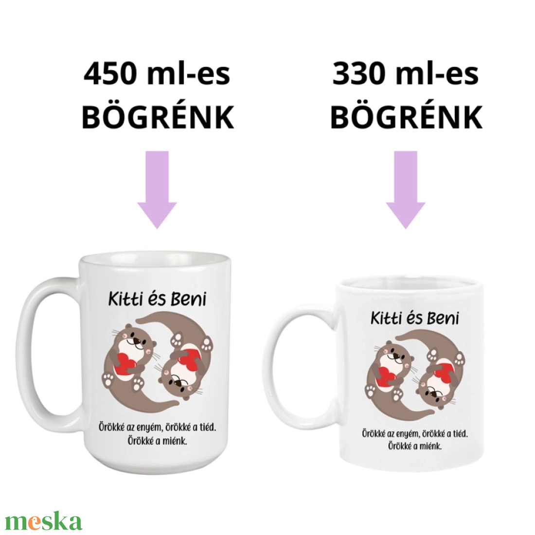 Vidrás bögre pároknak - otthon & életmód - konyhafelszerelés, tálalás - tálalás - bögre & csésze - Meska.hu Vidrás bögre pároknak - otthon & életmód - konyhafelszerelés, tálalás - tálalás - bögre & csésze - Meska.hu