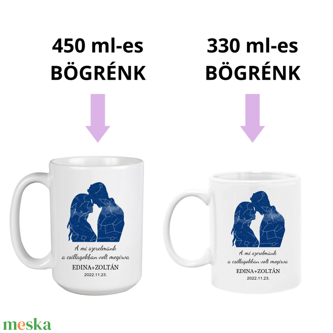 Szerelmes pár bögre, egyedi csillagállással - otthon & életmód - konyhafelszerelés, tálalás - tálalás - bögre & csésze - Meska.hu Szerelmes pár bögre, egyedi csillagállással - otthon & életmód - konyhafelszerelés, tálalás - tálalás - bögre & csésze - Meska.hu