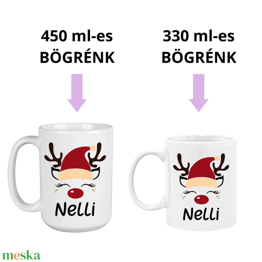 Cuki karácsonyi bögre - otthon & életmód - konyhafelszerelés, tálalás - tálalás - bögre & csésze - Meska.hu