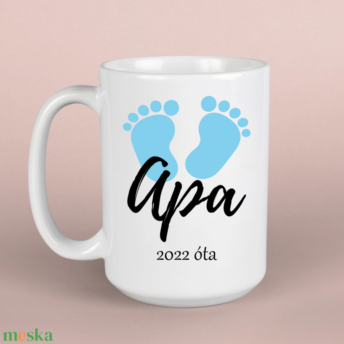 Apa vagyok babalábas bögre apának - otthon & életmód - konyhafelszerelés, tálalás - tálalás - bögre & csésze - Meska.hu Apa vagyok babalábas bögre apának - otthon & életmód - konyhafelszerelés, tálalás - tálalás - bögre & csésze - Meska.hu