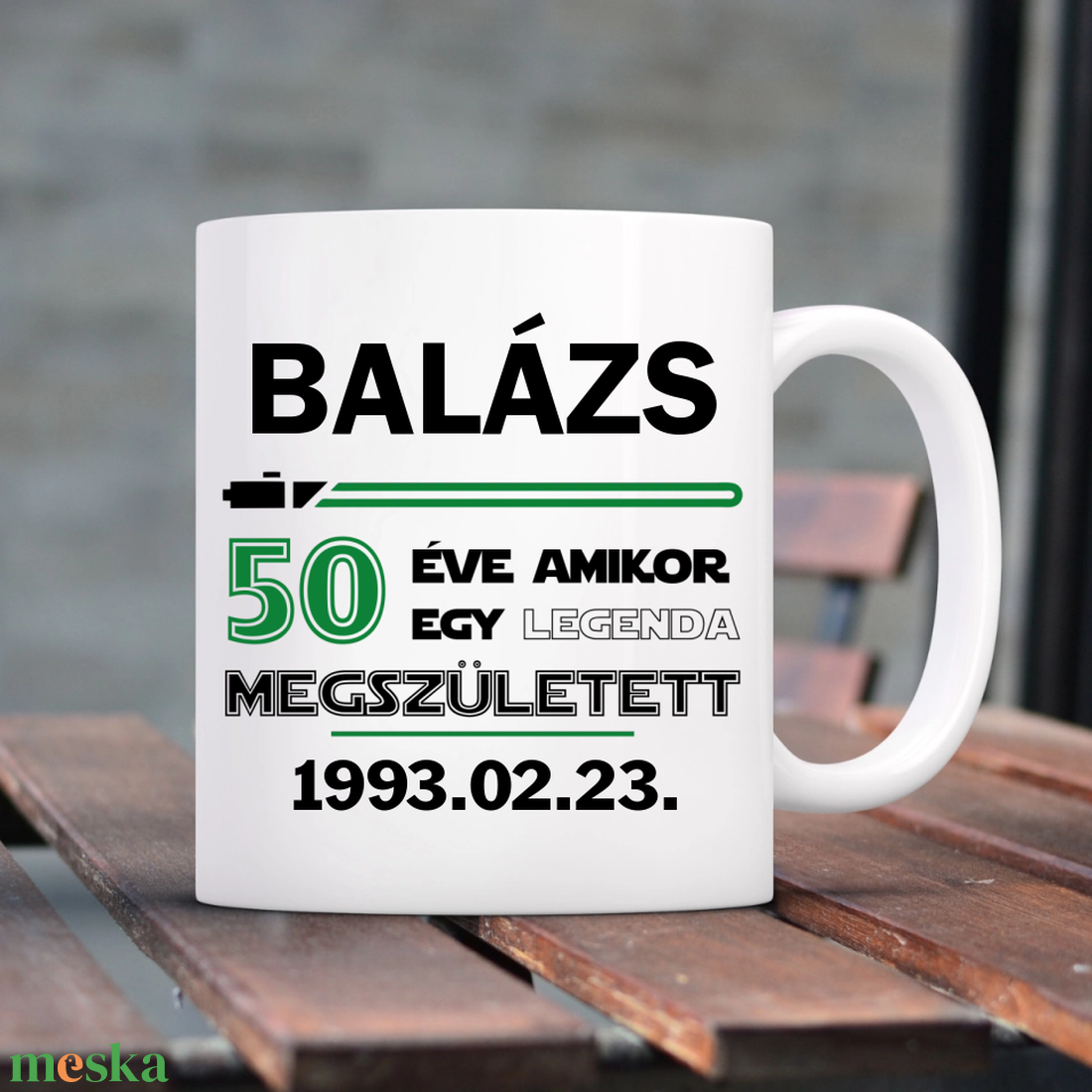 50. szülinapra ajándék lézerkardos egyedi bögre - otthon & életmód - konyhafelszerelés, tálalás - tálalás - bögre & csésze - Meska.hu 50. szülinapra ajándék lézerkardos egyedi bögre - otthon & életmód - konyhafelszerelés, tálalás - tálalás - bögre & csésze - Meska.hu