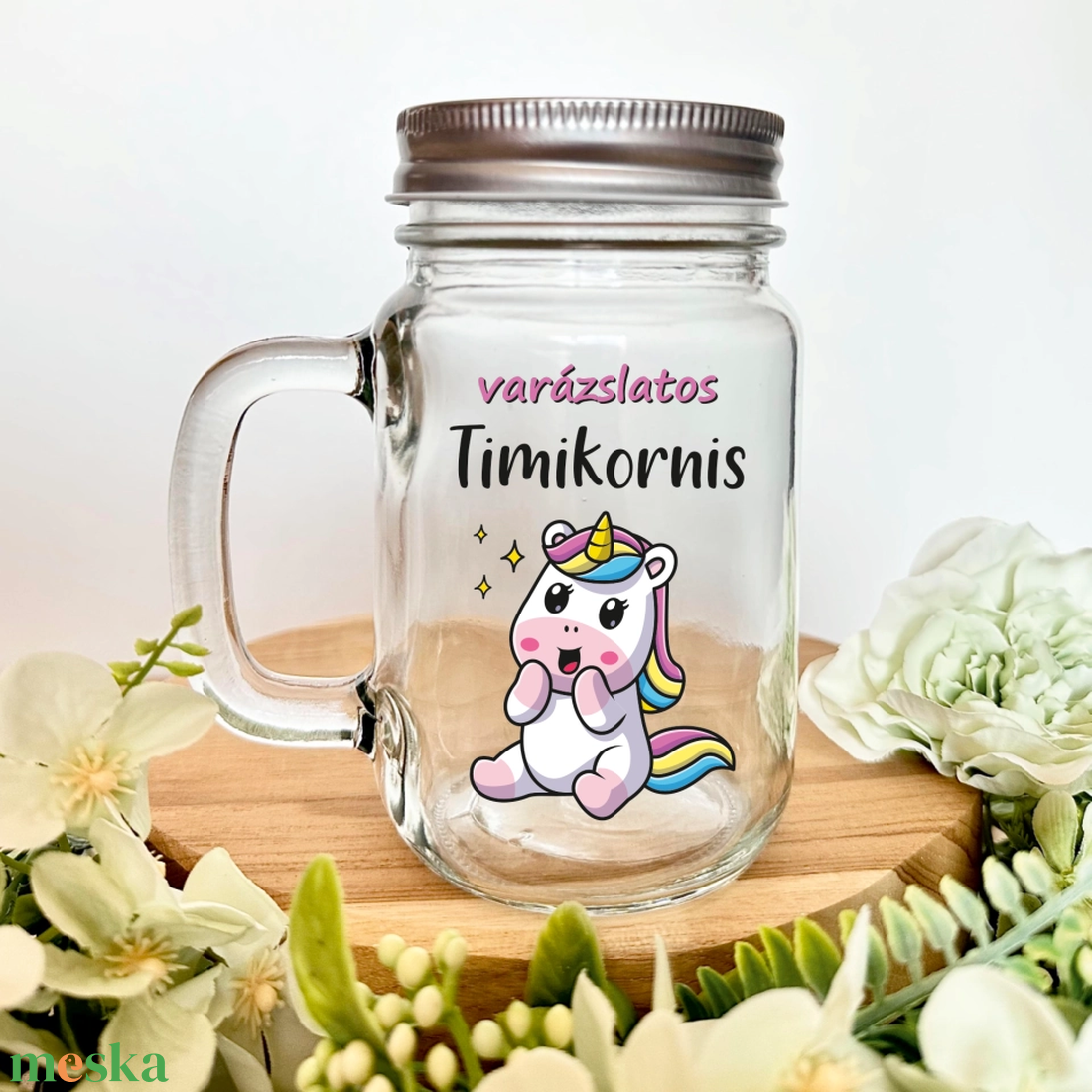 Unikornisos limonádés pohár, saját névvel - otthon & életmód - konyhafelszerelés, tálalás - tálalás - pohár - Meska.hu Unikornisos limonádés pohár, saját névvel - otthon & életmód - konyhafelszerelés, tálalás - tálalás - pohár - Meska.hu