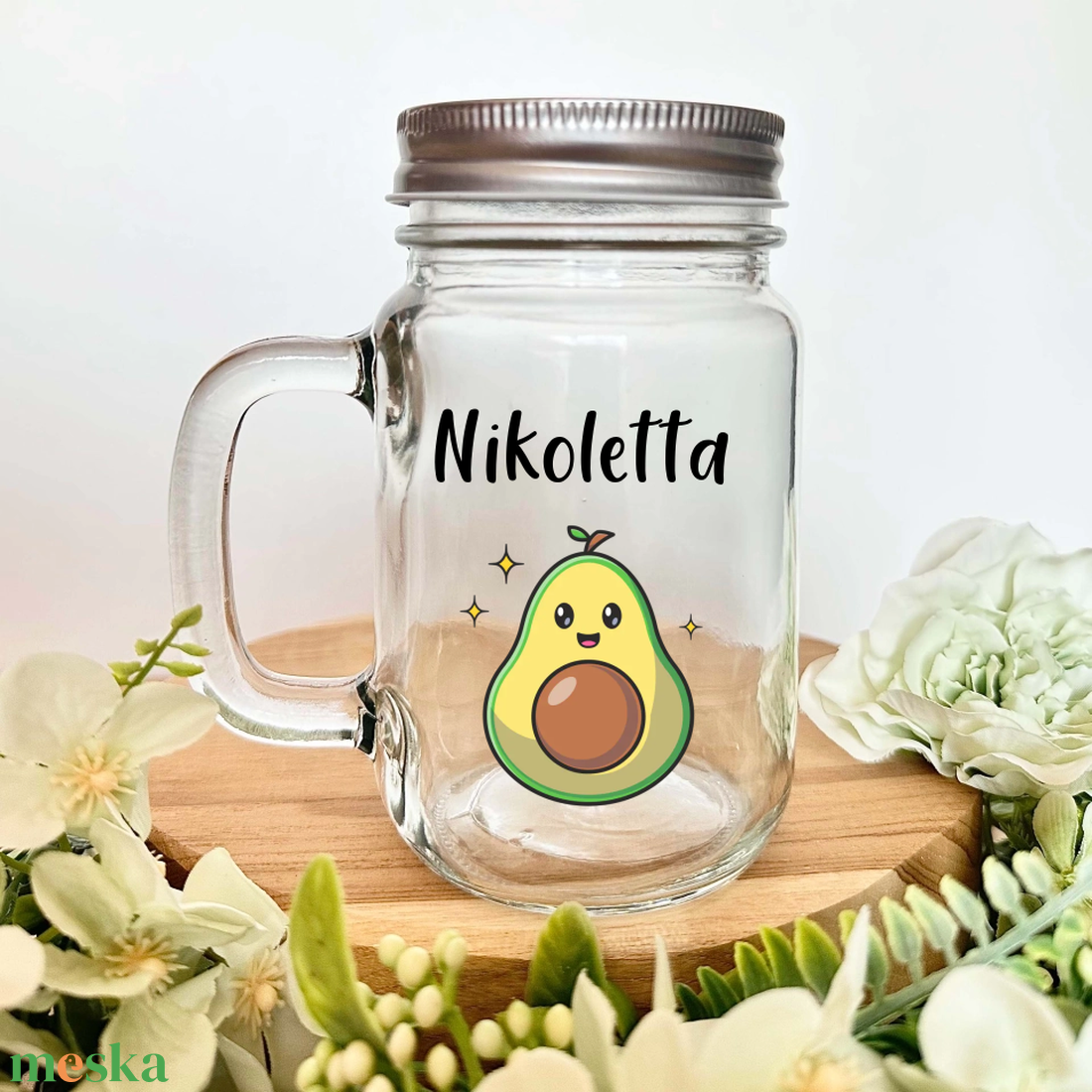 Avokádós limonádés pohár, saját névvel - otthon & életmód - konyhafelszerelés, tálalás - tálalás - pohár - Meska.hu Avokádós limonádés pohár, saját névvel - otthon & életmód - konyhafelszerelés, tálalás - tálalás - pohár - Meska.hu