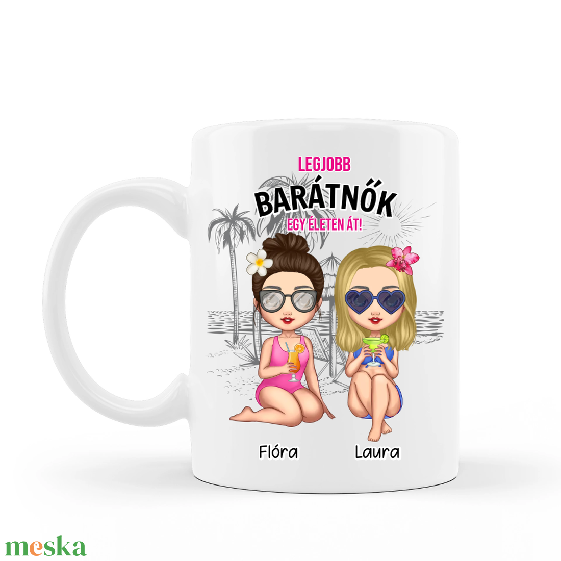Nyári bögre barátnőknek - otthon & életmód - konyhafelszerelés, tálalás - tálalás - bögre & csésze - Meska.hu Nyári bögre barátnőknek - otthon & életmód - konyhafelszerelés, tálalás - tálalás - bögre & csésze - Meska.hu