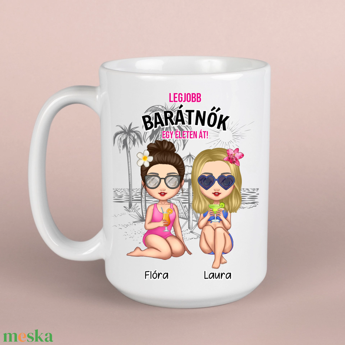 Nyári bögre barátnőknek - otthon & életmód - konyhafelszerelés, tálalás - tálalás - bögre & csésze - Meska.hu Nyári bögre barátnőknek - otthon & életmód - konyhafelszerelés, tálalás - tálalás - bögre & csésze - Meska.hu