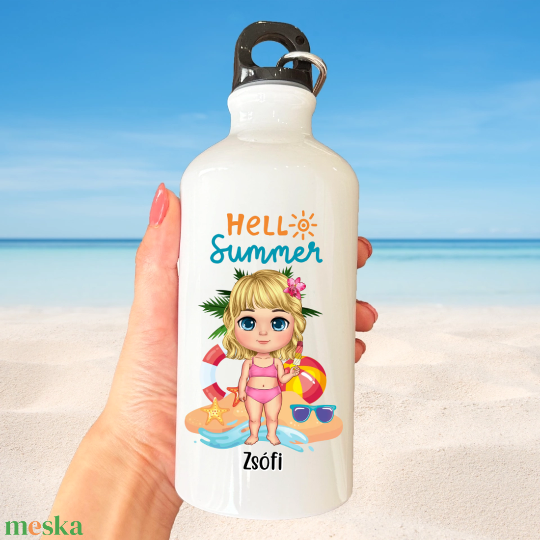 Hello summer kulacs kislánynak - otthon & életmód - konyhafelszerelés, tálalás - italos kellékek - kulacsok - Meska.hu Hello summer kulacs kislánynak - otthon & életmód - konyhafelszerelés, tálalás - italos kellékek - kulacsok - Meska.hu