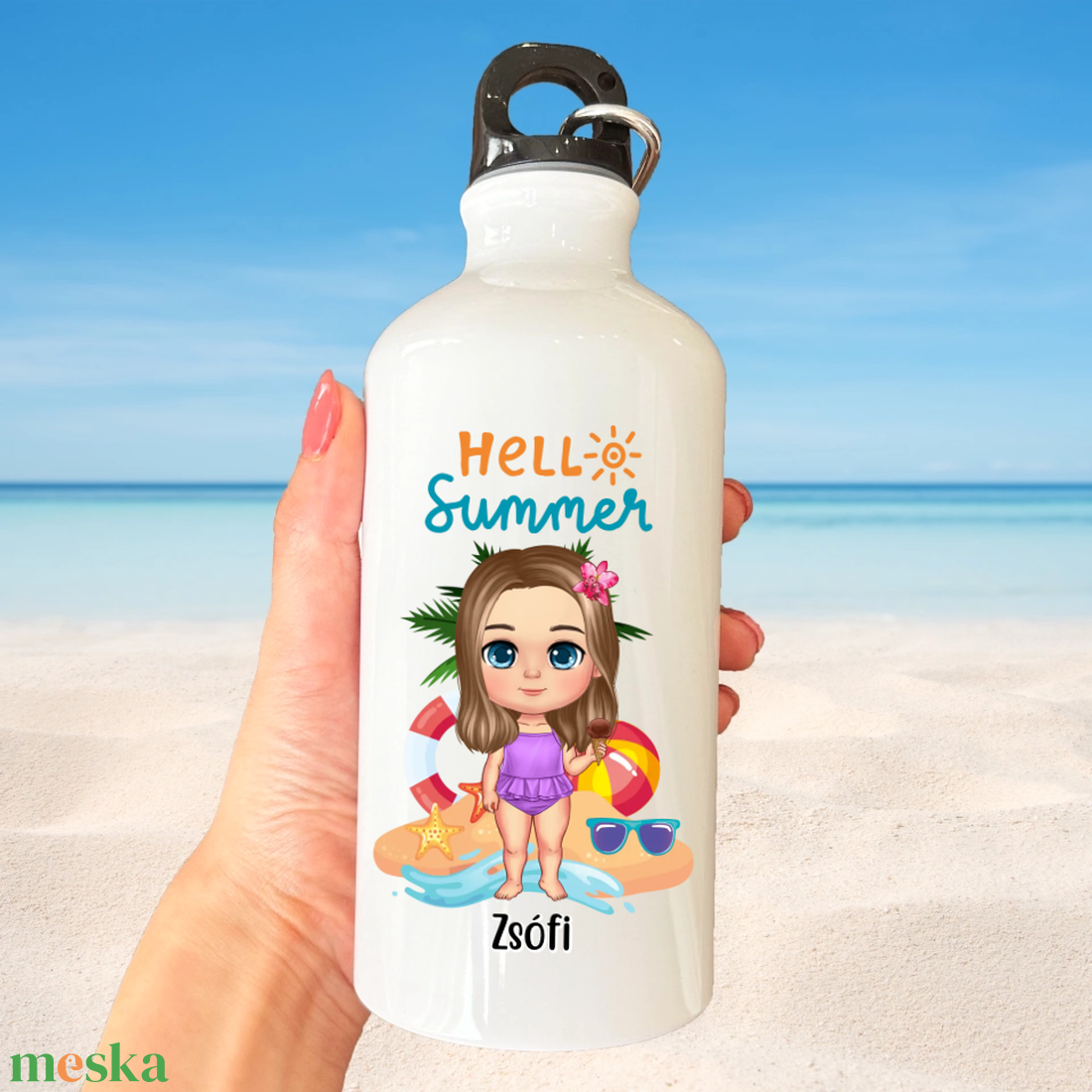 Hello summer kulacs kislánynak - otthon & életmód - konyhafelszerelés, tálalás - italos kellékek - kulacsok - Meska.hu Hello summer kulacs kislánynak - otthon & életmód - konyhafelszerelés, tálalás - italos kellékek - kulacsok - Meska.hu