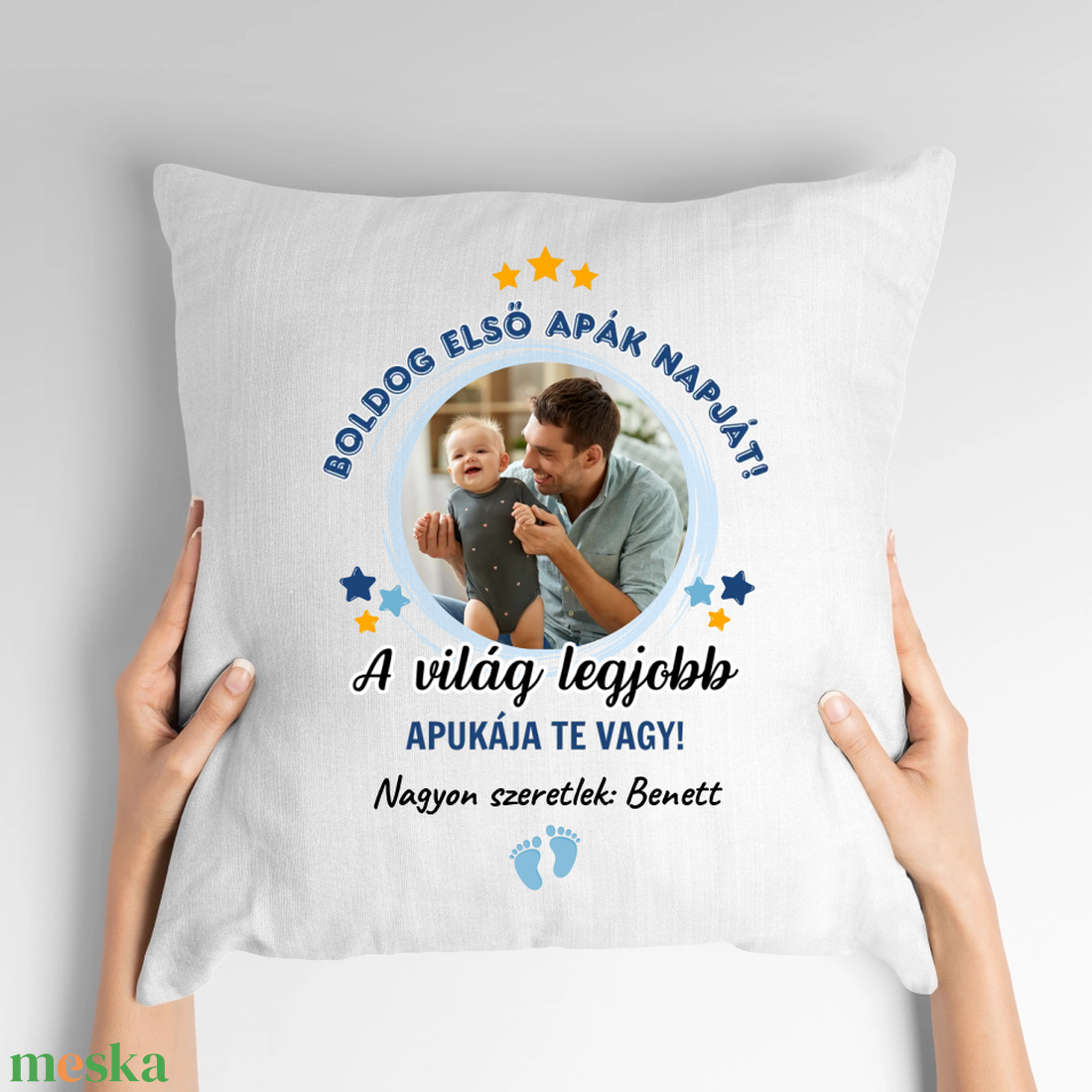 Első Apák napja - fényképes párna apának - otthon & életmód - lakástextil - párna & párnahuzat - Meska.hu Első Apák napja - fényképes párna apának - otthon & életmód - lakástextil - párna & párnahuzat - Meska.hu