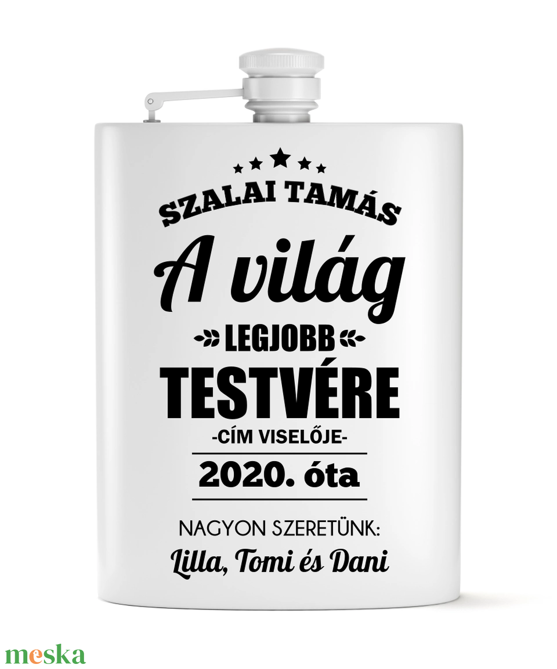 Tesós flaska a világ legjobb testvérének - otthon & életmód - konyhafelszerelés, tálalás - flaska, csatos üveg - Meska.hu Tesós flaska a világ legjobb testvérének - otthon & életmód - konyhafelszerelés, tálalás - flaska, csatos üveg - Meska.hu