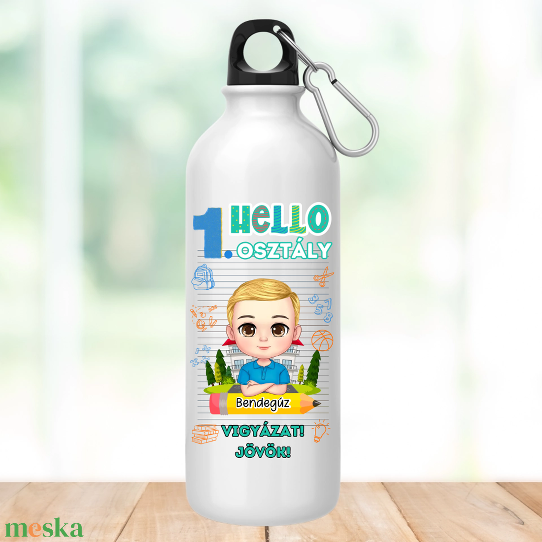 Hello 1.osztály - kulacs kisfiúnak - otthon & életmód - konyhafelszerelés, tálalás - italos kellékek - kulacsok - Meska.hu Hello 1.osztály - kulacs kisfiúnak - otthon & életmód - konyhafelszerelés, tálalás - italos kellékek - kulacsok - Meska.hu