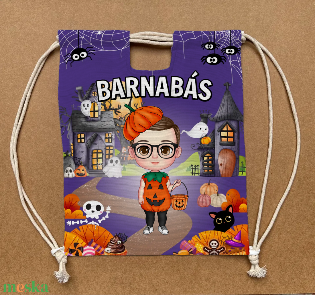 Halloween hátitáska és cukorka gyűjtő kisfiúnak - táska & tok - hátizsák - tornazsák, gymbag - Meska.hu Halloween hátitáska és cukorka gyűjtő kisfiúnak - táska & tok - hátizsák - tornazsák, gymbag - Meska.hu