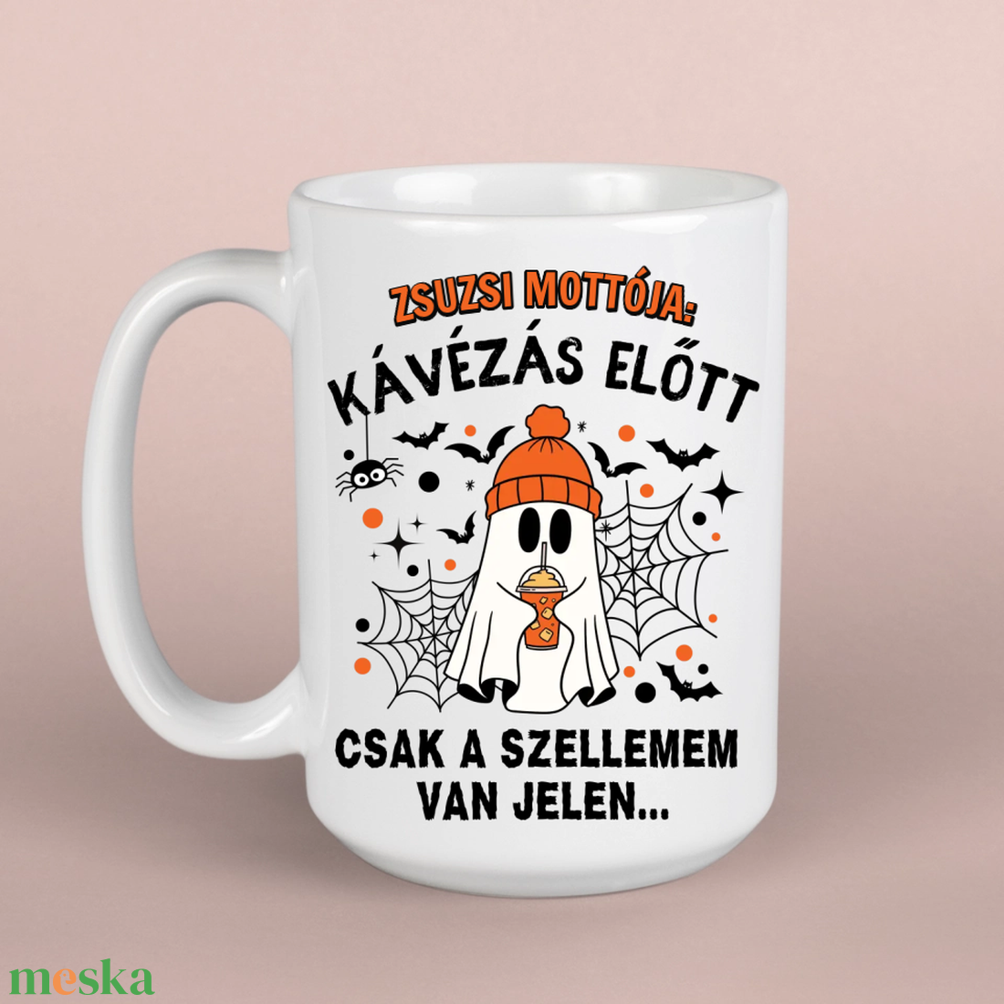 Névre szóló szellemes kávésbögre - otthon & életmód - konyhafelszerelés, tálalás - tálalás - bögre & csésze - Meska.hu