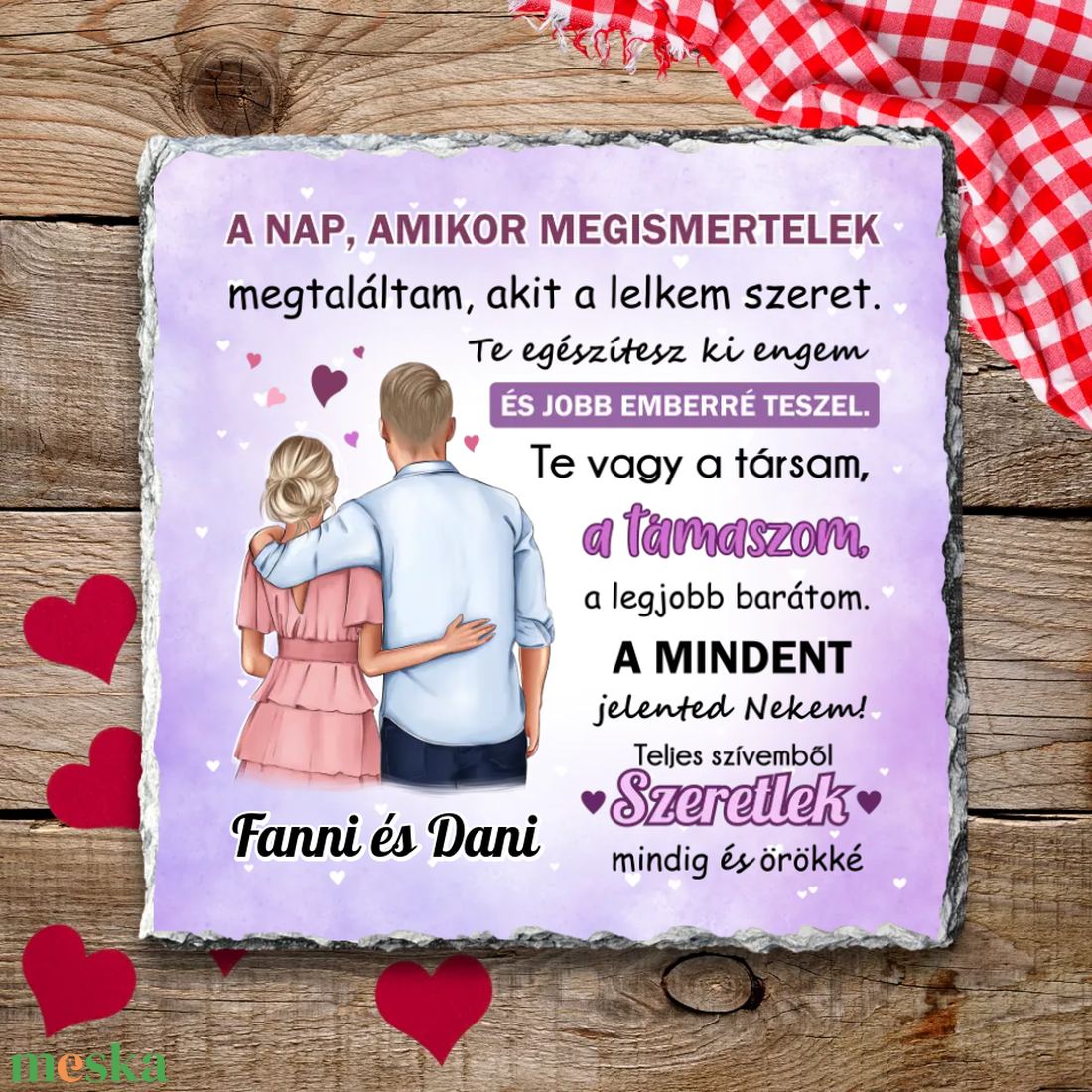 Örökké szeretlek romantikus dekor kőtábla - otthon & életmód - dekoráció - asztal és polc dekoráció - kavics & kő - Meska.hu Örökké szeretlek romantikus dekor kőtábla - otthon & életmód - dekoráció - asztal és polc dekoráció - kavics & kő - Meska.hu